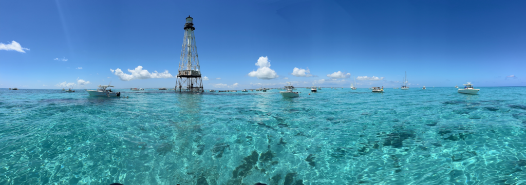 Alligator Lighthouse - A Must-See on Islamorada Boat Tours for Snorkeling